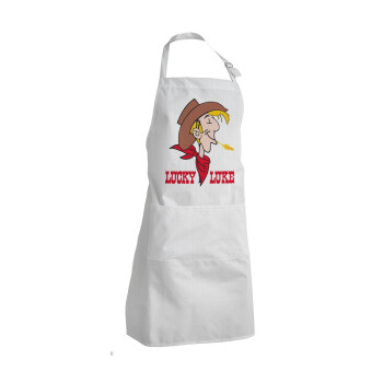 Lucky Luke, Adult Chef Apron (with sliders and 2 pockets)