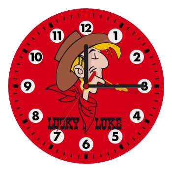 Lucky Luke, Wooden wall clock (20cm)
