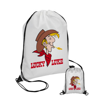 Lucky Luke, Τσάντα πουγκί με μαύρα κορδόνια (1 τεμάχιο)