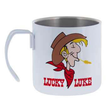Lucky Luke, Mug Stainless steel double wall 400ml