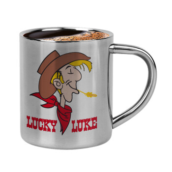 Lucky Luke, Κουπάκι μεταλλικό διπλού τοιχώματος για espresso (220ml)