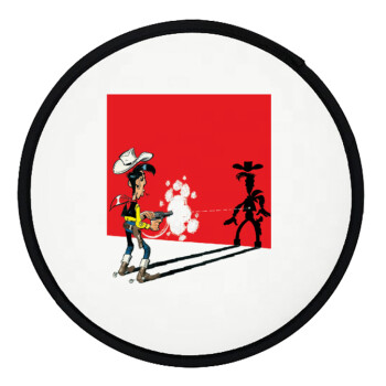 Lucky Luke shadows, Βεντάλια υφασμάτινη αναδιπλούμενη με θήκη (20cm)