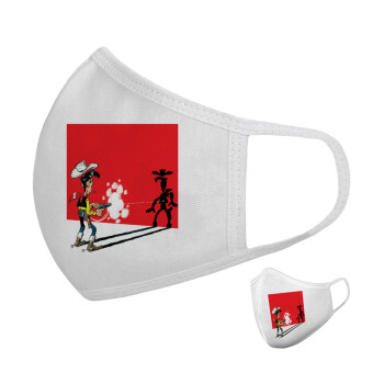 Lucky Luke shadows, Μάσκα υφασμάτινη υψηλής άνεσης παιδική (Δώρο πλαστική θήκη)