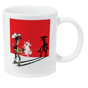 Lucky Luke shadows, Κούπα Giga, κεραμική, 590ml