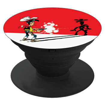 Lucky Luke shadows, Phone Holders Stand  Black Hand-held Mobile Phone Holder