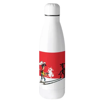 Lucky Luke shadows, Metal mug thermos (Stainless steel), 500ml