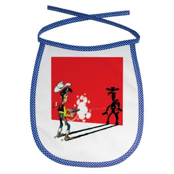 Λούκυ Λουκ σκιές, Σαλιάρα μωρού αλέκιαστη με κορδόνι Μπλε