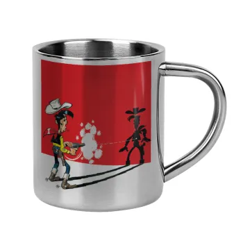 Lucky Luke shadows, Mug Stainless steel double wall 300ml