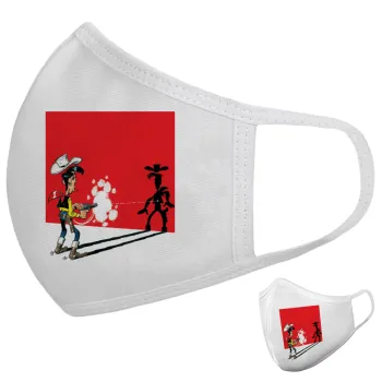 Lucky Luke shadows, Μάσκα υφασμάτινη υψηλής άνεσης παιδική (Δώρο πλαστική θήκη)