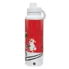 1L Stainless Steel Thermal Bottle with Phone Holder & Double Wall Insulation