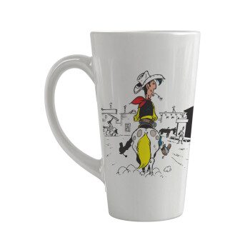 Lucky Luke comic, Κούπα κωνική Latte Μεγάλη, κεραμική, 450ml