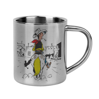 Lucky Luke comic, Mug Stainless steel double wall 300ml