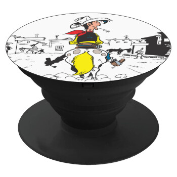 Lucky Luke comic, Phone Holders Stand  Black Hand-held Mobile Phone Holder