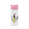 Pink stainless steel thermal flask, 320ml