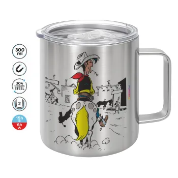 Λούκυ Λουκ comic, Κούπα Ανοξείδωτη διπλού τοιχώματος 300ml