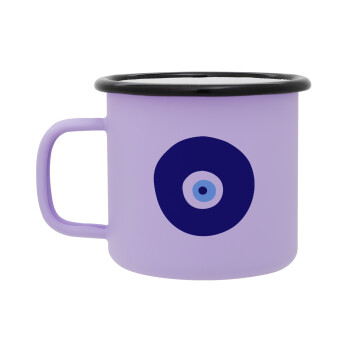 Χάντρα γαλαζιά, Κούπα Μεταλλική εμαγιέ ΜΑΤ Light Pastel Purple 360ml