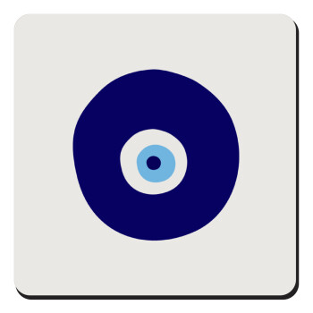 Χάντρα γαλαζιά, Τετράγωνο μαγνητάκι ξύλινο 9x9cm