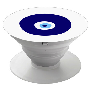 Χάντρα γαλαζιά, Phone Holders Stand  White Hand-held Mobile Phone Holder