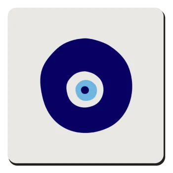 Χάντρα γαλαζιά, Τετράγωνο μαγνητάκι ξύλινο 9x9cm