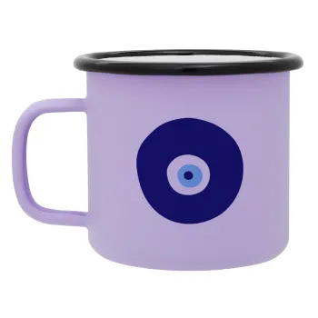 Χάντρα γαλαζιά, Κούπα Μεταλλική εμαγιέ ΜΑΤ Light Pastel Purple 360ml