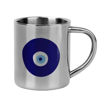 Χάντρα γαλαζιά, Mug Stainless steel double wall 300ml