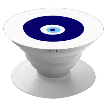 Χάντρα γαλαζιά, Phone Holders Stand  Λευκό Βάση Στήριξης Κινητού στο Χέρι