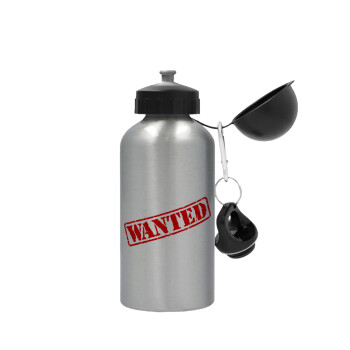 Wanted, Metallic water jug, Silver, aluminum 500ml