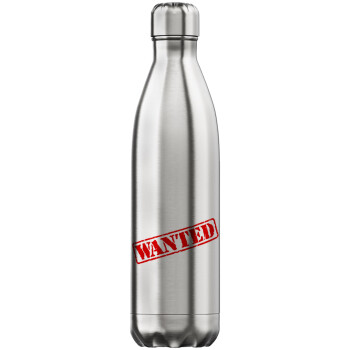 Wanted, Inox (Stainless steel) hot metal mug, double wall, 750ml