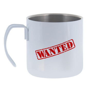Wanted, Mug Stainless steel double wall 400ml