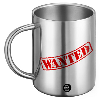 Wanted, Ανοξείδωτη Μεταλλική Κούπα 450ml - Διπλού Τοιχώματος
