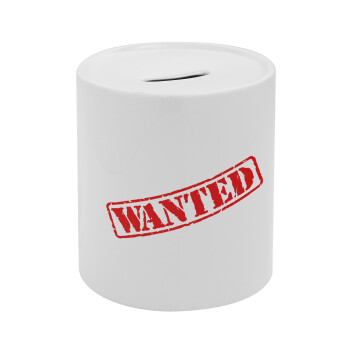 Wanted, Κουμπαράς πορσελάνης με τάπα