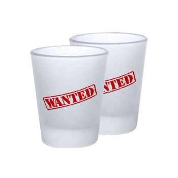 Wanted, Σφηνοπότηρα γυάλινα 45ml του πάγου (2 τεμάχια)