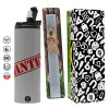 Πασχαλινή Λαμπάδα με Travel Tumbler θερμό (600ml, BPA free) & κερί αρωματικό πλακέ (30cm) (ΓΚΡΙ)