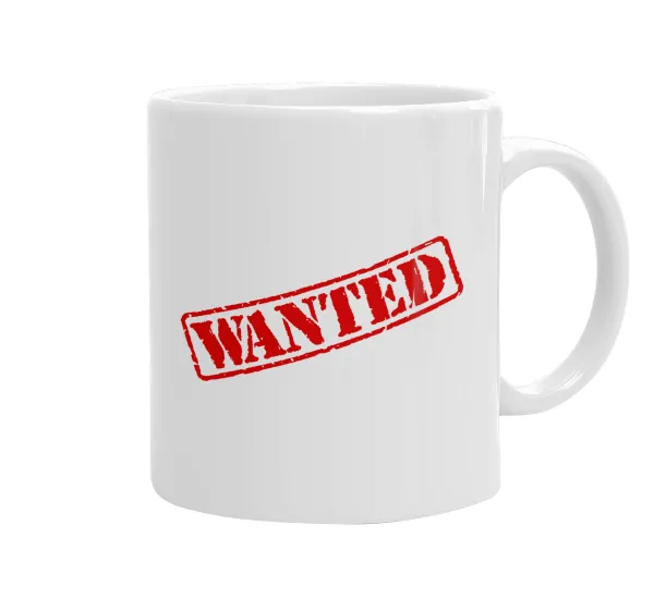 Wanted — Κούπα, κεραμική, 330ml
