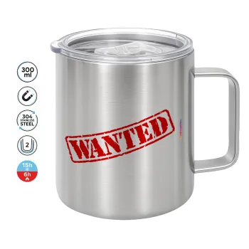 Wanted, Κούπα Ανοξείδωτη διπλού τοιχώματος 300ml