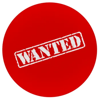Wanted, Mousepad Στρογγυλό 20cm