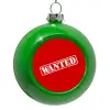 Στολίδι Χριστουγεννιάτικη μπάλα δένδρου Πράσινο 8cm