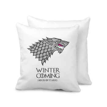 GOT House of Starks, winter coming, Sofa cushion 40x40cm includes filling