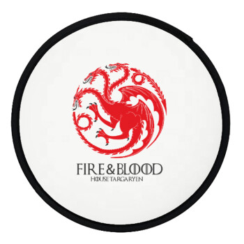 GOT House Targaryen, Fire Blood, Βεντάλια υφασμάτινη αναδιπλούμενη με θήκη (20cm)