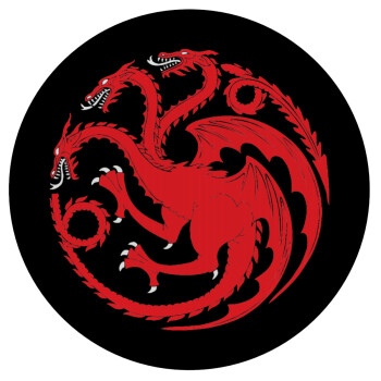 GOT House Targaryen, Fire Blood, Mousepad Round 20cm
