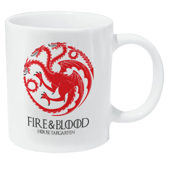 GOT House Targaryen, Fire Blood, Κούπα Giga, κεραμική, 590ml