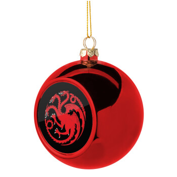 GOT House Targaryen, Fire Blood, Christmas tree ball Red 8cm