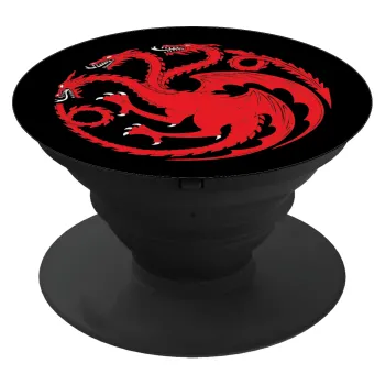 GOT House Targaryen, Fire Blood, Phone Holders Stand  Μαύρο Βάση Στήριξης Κινητού στο Χέρι