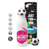 Soccer Metal mug thermos, double wall, 550ml