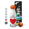 Bascetball Metal mug thermos, double wall, 550ml