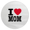I LOVE MOM, Επιφάνεια κοπής γυάλινη στρογγυλή (30cm)
