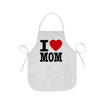 I LOVE MOM, Ποδιά μαγειρικής Ενηλίκων (63x75cm)