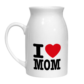 I LOVE MOM, Milk Jug (450ml) (1pcs)