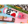 Easter candle, Childrens hot water bottle, stainless steel, with safety straw, PINK (500ml)