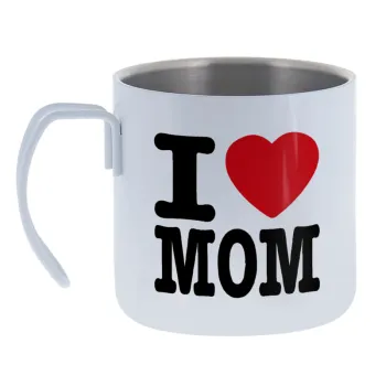 I LOVE MOM — Κούπα Ανοξείδωτη διπλού τοιχώματος 400ml